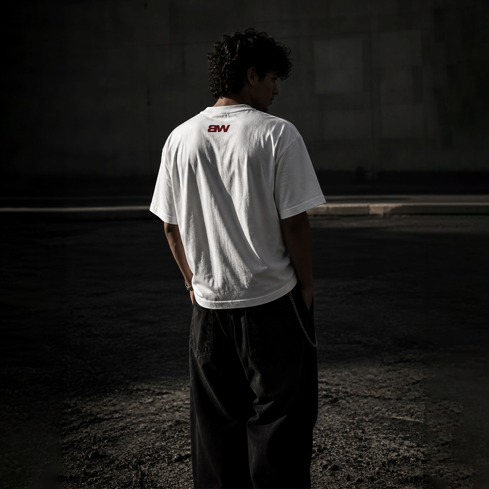 Burlywood Creative Back Unravel Tee - Image 4